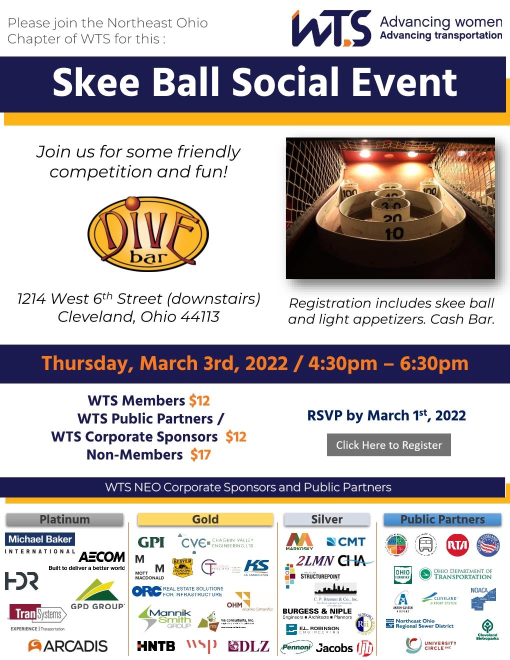 Skee Ball Social Event WTS